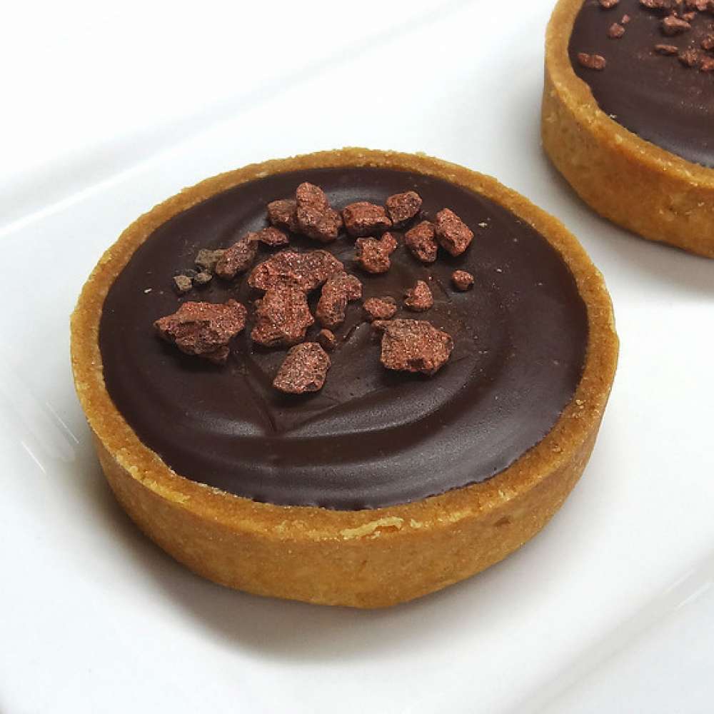 Individual Chocolate & Salted Caramel Tart