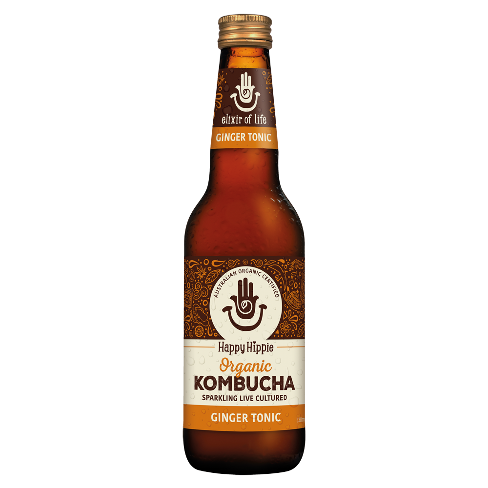 Happy Hippie Ginger Tonic Kombucha