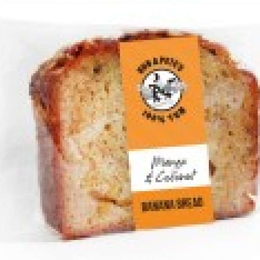 Individually Flow Wrapped Mango & Coconut Bread