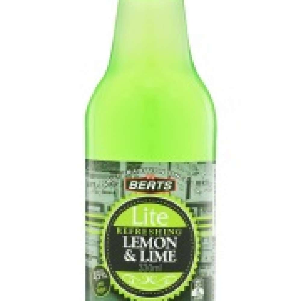 Berts Lemon Lime Lite Glass Bottle