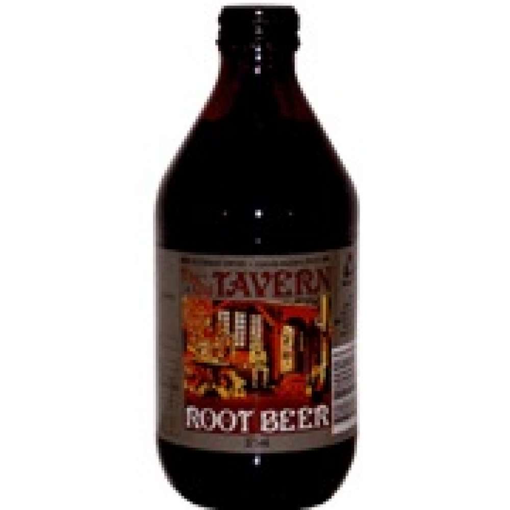 Berts Old Tavern Root Beer Glass Bottle