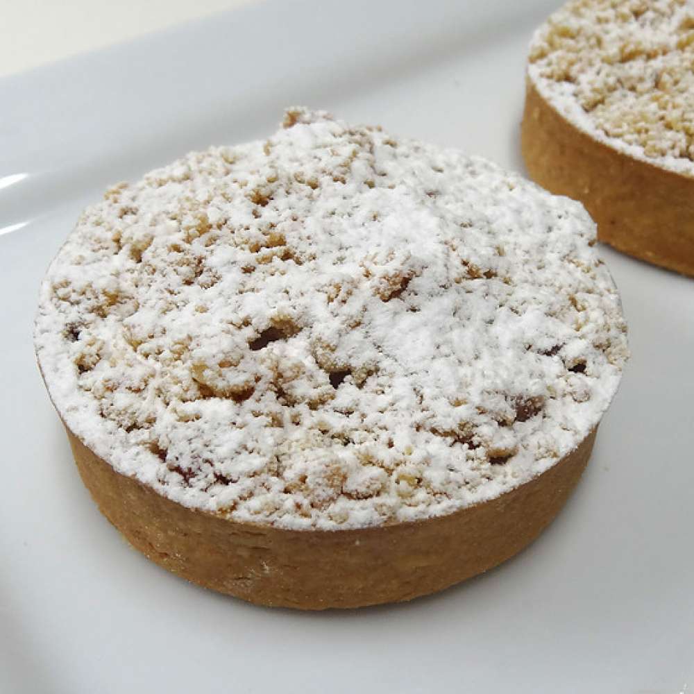 Rhubarb & Apple Crumble Pie