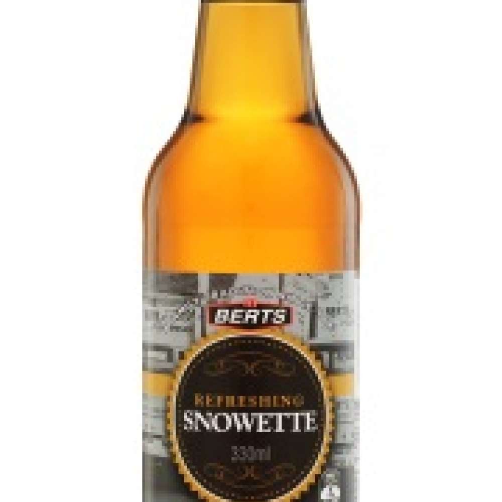Berts Snowette Soft Drink Glass Bottle