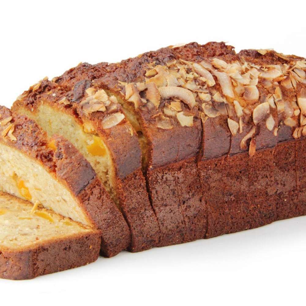Mango & Coconut Banana Bread