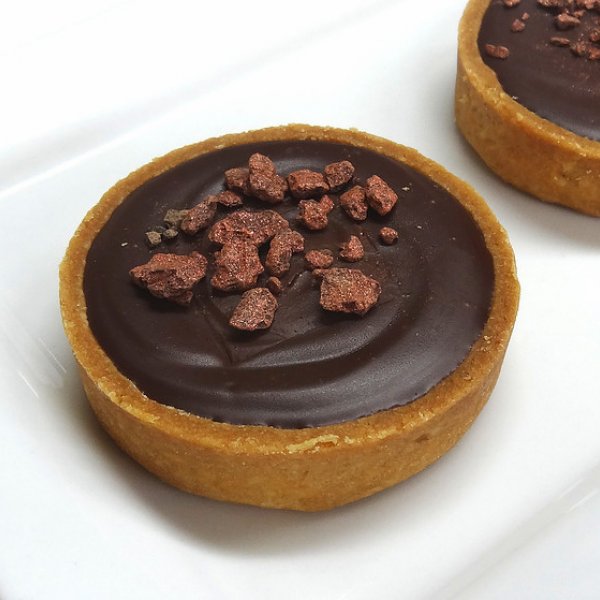 Individual Chocolate & Salted Caramel Tart