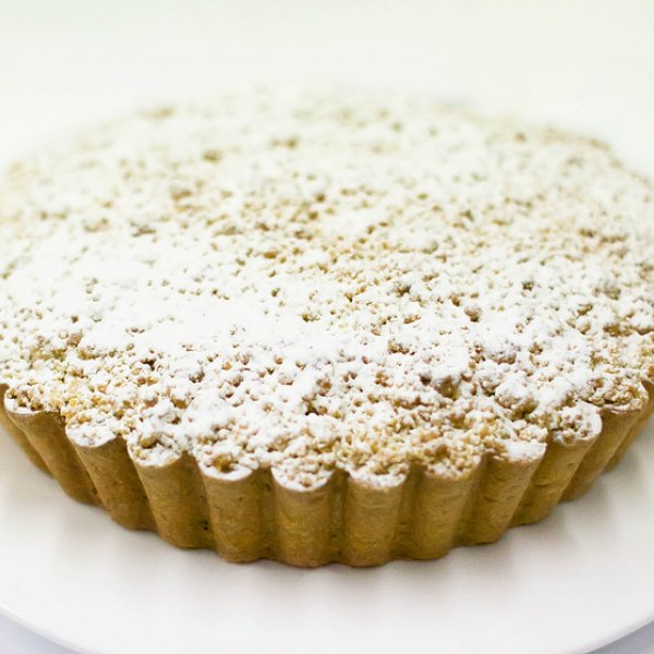 New York Rhubarb & Apple Crumble Tart